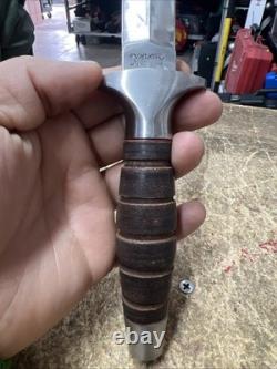 1980s Valor Miami USA 373 Seki Japan Long Commando Fixed Dagger Knife