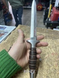 1980s Valor Miami USA 373 Seki Japan Long Commando Fixed Dagger Knife