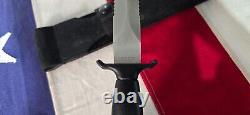 1996 Gerber Mark II Dagger Fixed Blade Combat Knife withOriginal Sheath- USA-