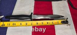 1996 Gerber Mark II Dagger Fixed Blade Combat Knife withOriginal Sheath- USA-