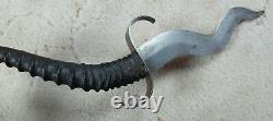 19th Century Spanish Fighting Knife Dagger African Horn Handle