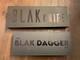 2-pack Blak Knife And Blak Dagger Fixed Blade Knives With Hardcase Sheaths