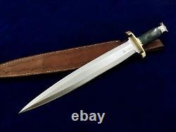 20.2 SEO Handmade 1095 Carbon Steel Combat Hunting Dagger Blade Bowie Knife