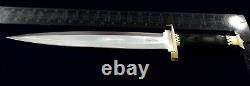 20.2 SEO Handmade 1095 Carbon Steel Combat Hunting Dagger Blade Bowie Knife