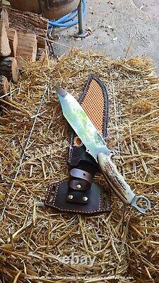 20 Inch D2 Steel Stage Handle Bowie Survival Hunting Knife