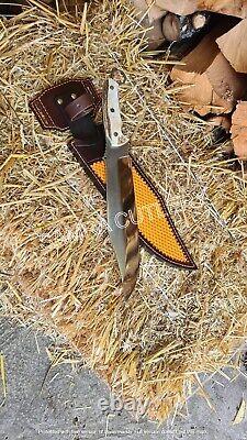 20 Inch D2 Steel Stage Handle Bowie Survival Hunting Knife