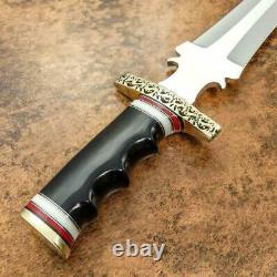 20 Stunning Battle Dagger, Custom Made Hand Forged D2 Tool Steel, Combat Knife