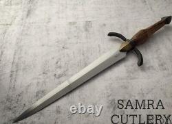 20 inch SWORD CUSTOM HANDMADE D2 STEEL HUNTING SWORD KNIFE+SHEATH