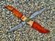20hand Forged Damascus Steel Full Tang Hunting Dual Blade Haladie Khaladi Knife