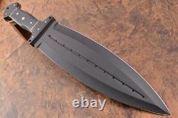 21.4 Ozair Custom D2 Steel Black Coated Beast Smatchet Dagger Knife Blade 8125