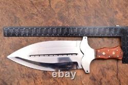 21.4ozair Custom D2 Steel Mirror Polish Fulltang Beast Dagger Blade Knife 8281