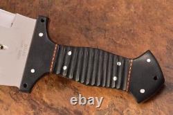 21.5kma Mirror Polish 52100 Bearing Steel Full Tang Smatche Combat Knife 9596