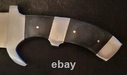 21 Bds Cutlery Handmade D2 Hunting Predator Sub Hilted Dagger Knife-kx12