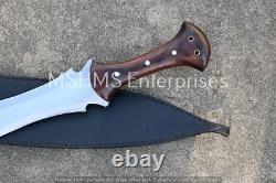 21'' Custom Handmade D2 Steel Hunting Dagger Double Edge Bowie Knife W\sheath 1