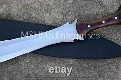 21'' Custom Handmade D2 Steel Hunting Dagger Double Edge Bowie Knife W\sheath 1