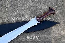 21'' Custom Handmade D2 Steel Hunting Dagger Double Edge Bowie Knife W\sheath 1