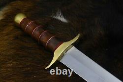 21 Unique Design Custom Handmade D2 Steel Dagger Knife Rosewood Handle (DKONLY)