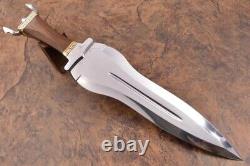 22 Ozair Custom Made D2 Steel Mirror Polish Roman Sword Dagger Blade Knife 8280
