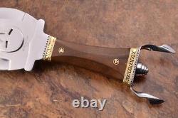 22 Ozair Custom Made D2 Steel Mirror Polish Roman Sword Dagger Blade Knife 8280