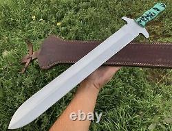 23'' Custom Handmade D2 Tool Steel Hunting Full Tang Dagger Sword 145