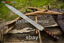 23 HANDMADE GLADIATOR GREEK Roman Dragon SWORD MACHETE Gladius Medieval KNIFE