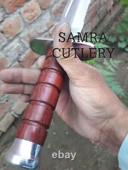23 Sword Red Wood Handle Custom Hand Craft Chef Knife Set