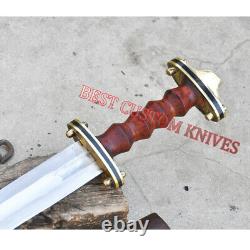 25 Viking, Custom Made Hand Forged D2 Tool Steel Battle Warior Sword