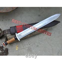 28 Viking, Custom Made Hand Forged D2 Tool Steel Battle Warior Sword