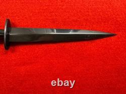2nd Pattern Fs Fighting Knife, Deep Blued Blade Signed W. E. Fairbairn (812)