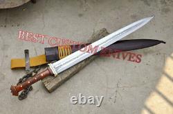 30 Viking, Custom Made Hand Forged D2 Tool Steel Battle Warior Sword