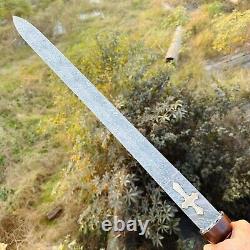 38 Roman Gladius Historical Damascus Steel Sword Dagger Sword Knife Large Sword