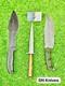 3pcs-custom Handmade D2 Steel Hunting Dagger Bowie Set With Sheath