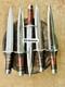 5pcs-arkansas Toothpick Dagger Handmade D2 Dagger Hunting Knife &leather Sheath