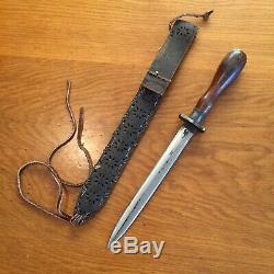 5th Special Forces Group Personal SF V42 Dagger Fighting Knife & SheathVietnam