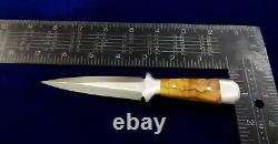 6.5 SEO Handmade Full Tang D2 Tool Steel Heavy Duty EDC Combat Dagger Knife