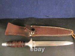 70's Valor 373 Long Commando knife, Seki. Japan Used with tobacco smell