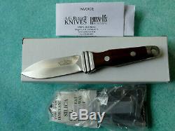 A. G. RUSSELL Sting 3 Boot Knife 2011 NEW 440C Steel Dagger III Cocobola Wood Box