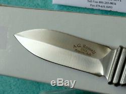 A. G. RUSSELL Sting 3 Boot Knife 2011 NEW 440C Steel Dagger III Cocobola Wood Box