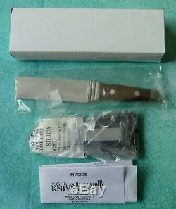 A. G. RUSSELL Sting 3 Boot Knife 2011 NEW 440C Steel Dagger III Cocobola Wood Box