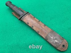 A+ Scarce WWII CASE Fighting Knife Dagger Straight guard M3 in M6 Stiletto She