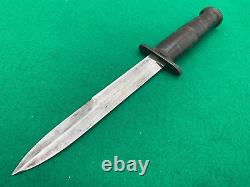 A+ Scarce WWII CASE Fighting Knife Dagger Straight guard M3 in M6 Stiletto She