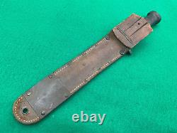 A+ Scarce WWII CASE Fighting Knife Dagger Straight guard M3 in M6 Stiletto She