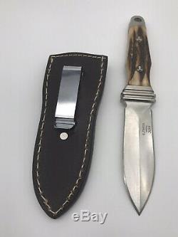 AG RUSSELL 50 Years Sting 3 Stag Boot Knife 440C Steel Dagger 1 of 200 with Sheath