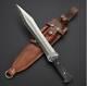 Ak Knives, 22 Combat Night Stalker Handmade D2 Tool Steel Short Dagger Sword