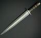 Arkansas Toothpick Handmade Hunting Damascus Steel Blade Dagger Knife
