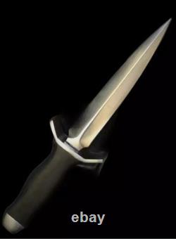 ASS Custom Handmade High Carbon Steel Dagger, Commando Fighting Knife WithSheath