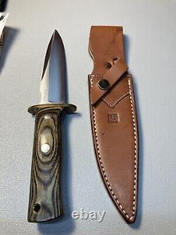 Al Mar Knives Modern Warfare Dagger LE With Leather Sheath Seki Japan