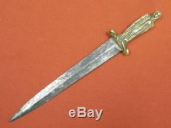 Antique 18 Century French France or British English Fighting Knife Dagger