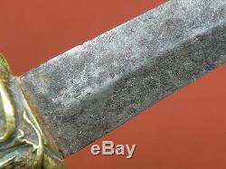 Antique 18 Century French France or British English Fighting Knife Dagger