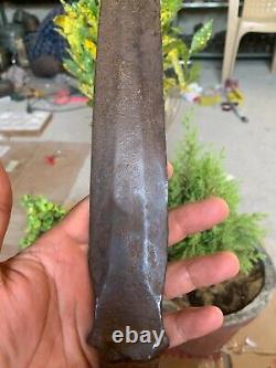 Antique 18th C Rare North Indian Hand Forged Iron Dagger Combat Knife 15.5